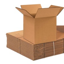 Aviditi Shipping Moving Boxes 6 x 6 x 6 25-Pack Small Corrugated Cardboard Pa...