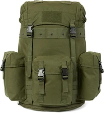Military ALICE Pack 1973 OD Tactical Rucksack with External Frame Army Survival