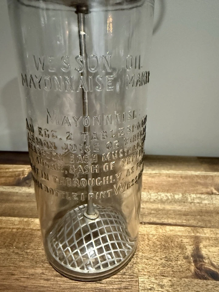 Vintage 1930s Era Wesson Oil Mayonnaise Maker - Image 2 of 4