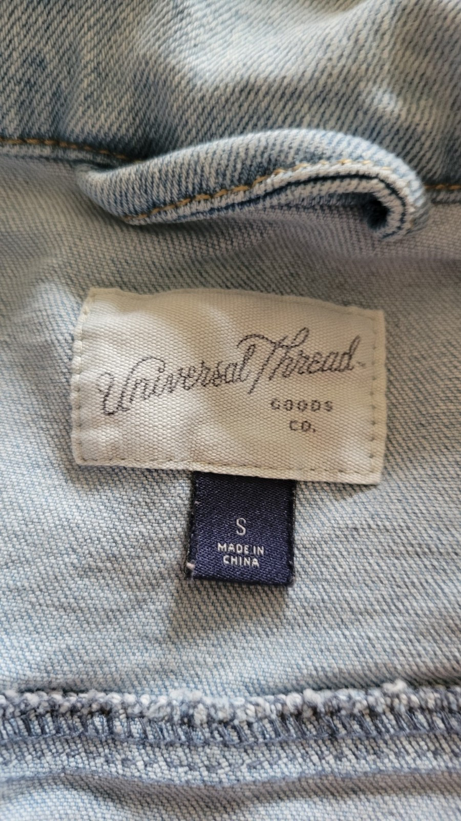 2019 Universal Thread Jacket Womens Small Blue Di… - image 4