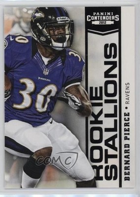 2012 Panini Contenders Rookie Stallions Black 34/50 Bernard Pierce #3 RC 07d9