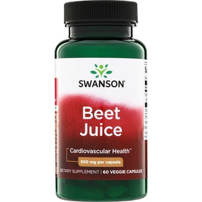 Swanson Beet Juice 500 mg 60 Veggie Capsules