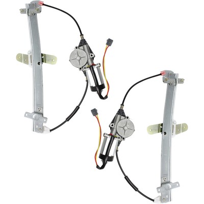 Power Window Regulator Set For 1992-2011 Mercury Grand Marquis Front With Motor