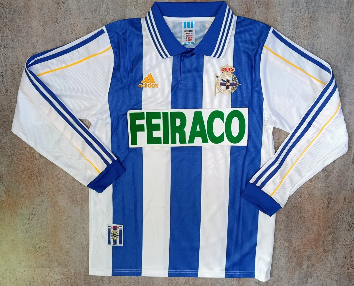 DEPORTIVO DE LA Coruna 2000-2001 Adidas Shirt Original EUR 350,00 - ES