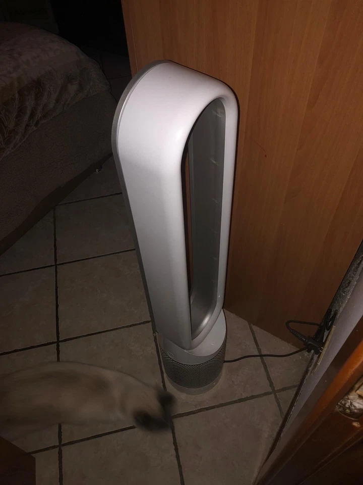 Dyson Pure Cool TP00 Purificatore d'Aria Elettrico con Cavo - Bianco/Argento - Immagine 3 di 4