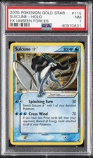 2005 POKEMON EX UNSEEN FORCES GOLD STAR #115 SUICUNE-HOLO PSA 7 on eBay