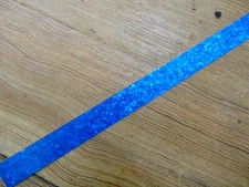 New Delmar Blue Sparkle Bass Drum Hoop Inlay, 1/2", Will Fit up to a 24" hoop