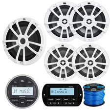 JBL PRV175 Receiver, Remote, 2x 8" Speaker, 2x 6.5" Speaker, 10" Subwoofer, Wire