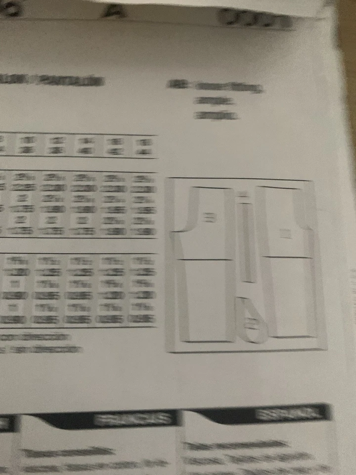 Burda Sewing Pattern 0001 Cut & Checked to size 14 Pants & shorts, see notes - image 4 of 4