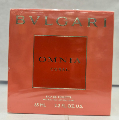 Bvlgari Omnia Coral Women 2.2 oz / 65 ml Eau De Toilette Spray Sealed NIB