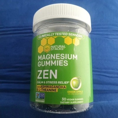 Magnesium Gummies, Mood, Green Apple, 30 Vegan Gummies