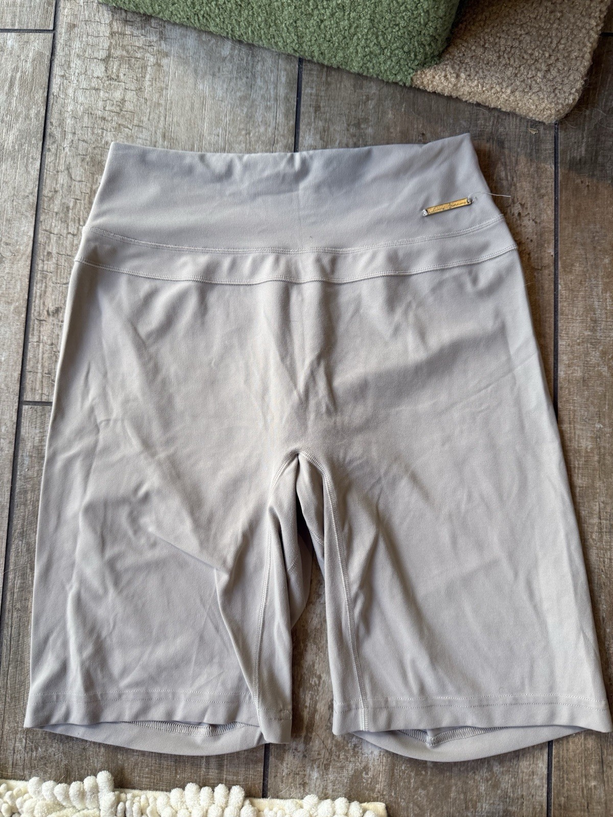 Gymshark Whitney Simmons Biker Shorts Tan Size Medium-image