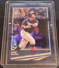 2020 Panini Donruss Optic - Jose Ramirez #158 Blue Pandora Prizm /99