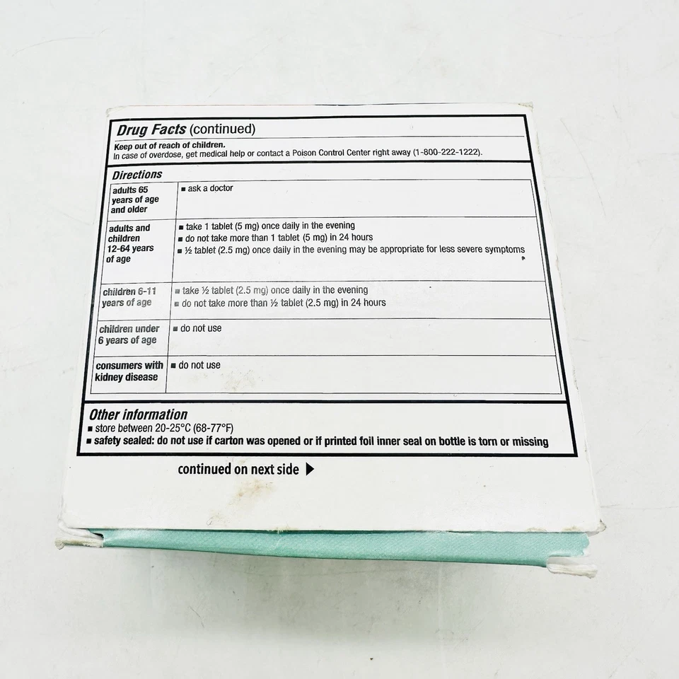 WELMATE Levocetirizina 5 mg 24 horas Alivio de alergias | 360 Ct Exp 11/28 Genérico Xyzal) Foto 2 de 3