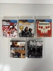 PS3 Games lot of 5 (All Tested)