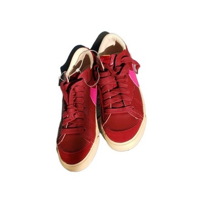 Nike Blazer Low 77 Jumbo Women s Tennis Shoes Size 12 Burgundy Hot Pink  