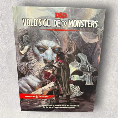 D&D Dungeons & Dragons 5E Volo's Guide to Monsters Hardcover