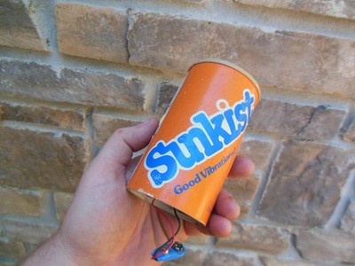 Vintage SUNKIST AM Can RADIO Orange SODA POP Advertising Untested Parts