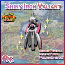 🔮Shiny Iron Valiant 6IV 🔮 Pokemon Scarlet & Violet Trade  🚀Fast Trade🚀