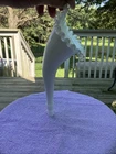 Vintage Replacement for Fenton Silver Crest Milk Glass Epergne 10" HORN ONLY