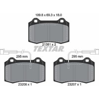 Textar 2138103 Bremsbelagsatz FüR Alfa Romeo Fiat Chrysler Dodge Spider GTV 156