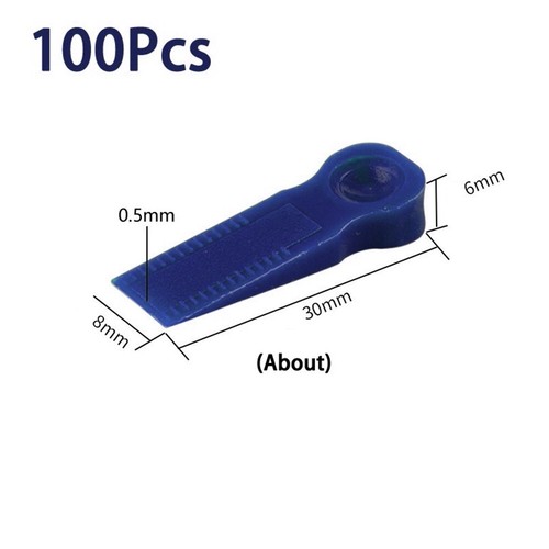 100Pcs Plastic Tile Spacers reusable positioning Clips Wall Flooring Tiling Tool - 第 23/23 張圖片