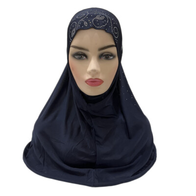 Girl's Aiyah Amira Hijab 1 Piece Lycra Pull On Headscarf MADE IN TURKE - Foto 3