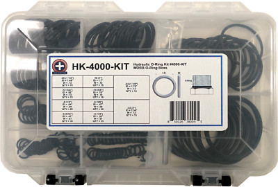 Hose Kit #4000-Kit MORB O-Ring Boss Hydraulic O-Ring Seal Kit (205 pc, Buna 90)