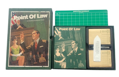 Vintage Point of Law 1972 3M Company Bücherregal Spiel spannendes Beteiligungsspiel