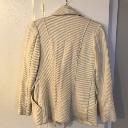 Identify Off White Women’s Textured Jacket Size 8 - Picture 5 of 10