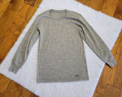 Montagut Paris Wool Sweater Gray Tan Heather Women's Size Large
