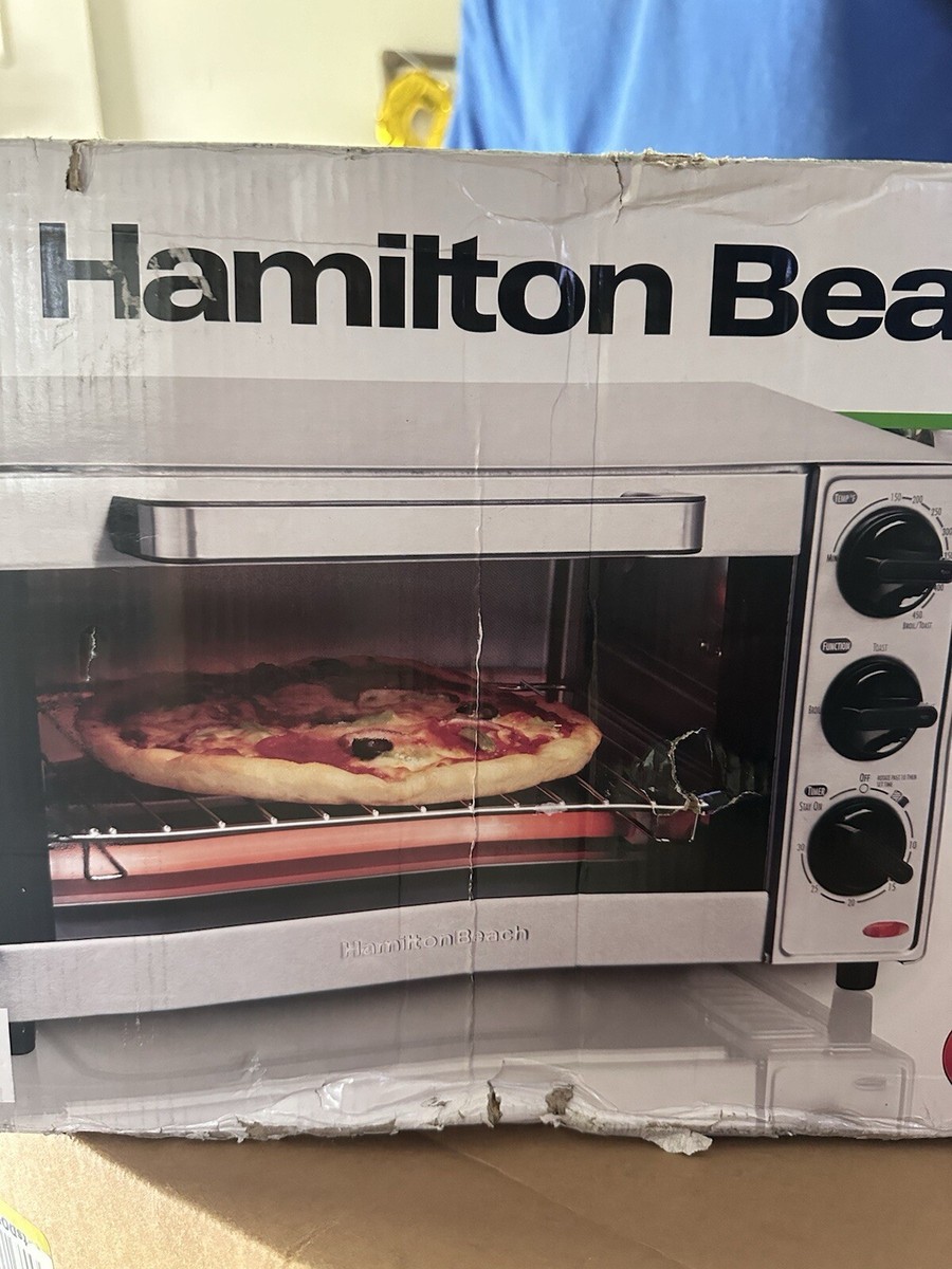Hamilton - ハミルトンビーチトースター Amazon.com: Hamilton Beach 6 Slice Countertop Toaster Oven
