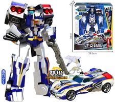 Tobot V Galaxy Detectives Sergeant Justice Transforming  Robot Figure Toy