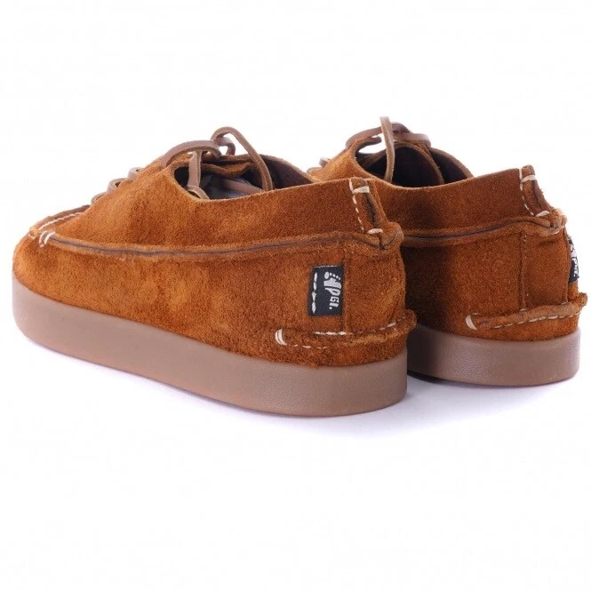 Yogi Mens Suede Shoes Finn Chestnut Brown Smart Casual RRP £160 - image 4 of 4