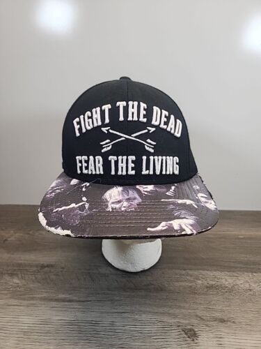 The Walking Dead AMC Fight the Dead Fear the Living Black Hat Cap Snapback