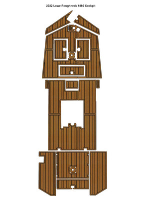 2022 Lowe Roughneck 1860  Cockpit Pads Boat EVA Foam Teak Decking Flooring Mat