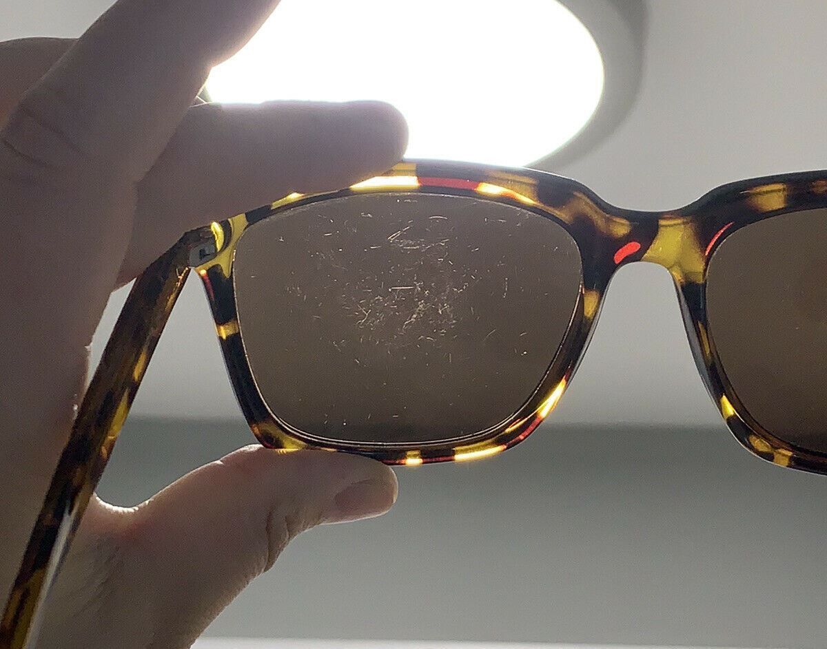 Calvin Klein Tortoise Shell‎ Sunglasses R710S Rectangular Frames Mens Womens Calvin Klein Sunglasses R710S 001 Black/Clear Square 55/18  main image 3