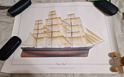 CUTTY SARK Cory Gibbons Limited Edition 1981 Original Print Poster