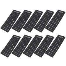 10 Sheets Keyboard Letters Replacement Stickers English Computer Laptop