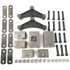  Southwest Wheel Tandem Trailer Axle Hanger Kit for Double Eye Springs 5.2K Axle