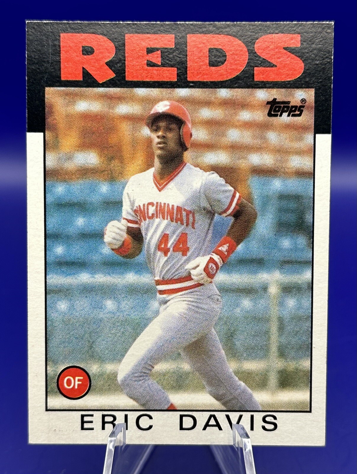 1986 Topps ERIC DAVIS #28 Cincinnati Reds
