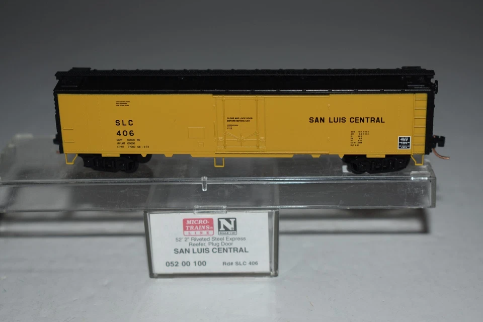 N Scale MTL 05200100 52' Single Door Reefer 406 C44347 - Image 2 of 2