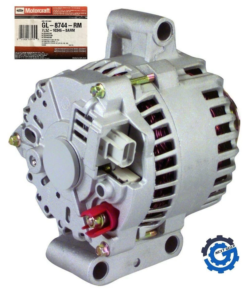 Alternador GL-8744-RM Motorcraft para 2005-2008 Ford F-150 4.2L V6 - Imagem 3 de 4
