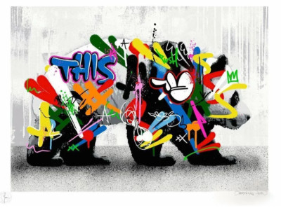 マーティンワトソン/ジャイアントパンダ Martin Whatson Panda Screen Print Limited Edition & Signed (PP) | eBay