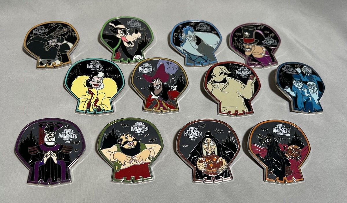 Full Set with All 4 Chasers* Disney 2018 WDW MNSSHP Mystery Pin
