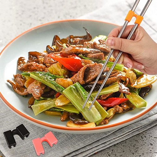 5PCS Reusable Chopstick Helpers Training Chinese Chopsticks Trainer Holder - Picture 9 of 33