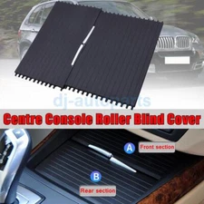 2X For BMW X5 X6 E70 E71 2007-14 Front Console Cup Holder Roller Blind Cover Kit