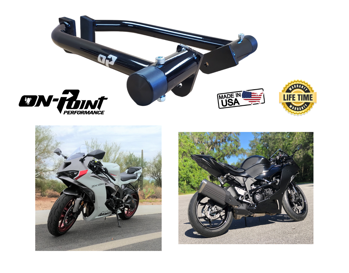 2024- 2026 Kawasaki Ninja ZX-6R No Cut Race Rail Sliders Crash