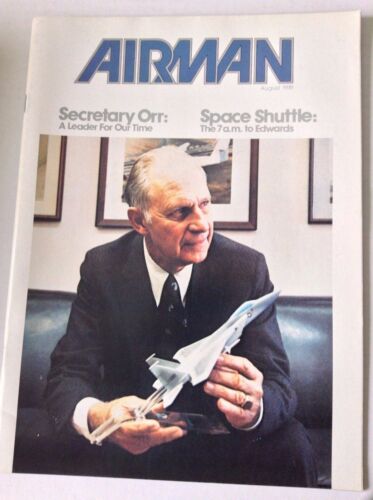 Revista Airman Secretaria Orr Líder de Nuestro Tiempo Agosto 1981 FAL 050517nonrh - Imagen 1 de 1