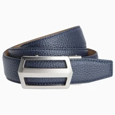 Nexbelt Classic Series Deep Sea Navy Leather Golf Belt NEW Cut To Size